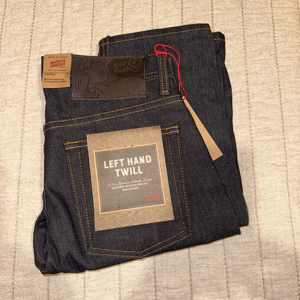 Naked and Famous Left Hand Twill Weird Guy 28 waist
